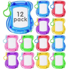 Mini prancheta magnética CLRBEATTY para crianças, 12 unidades