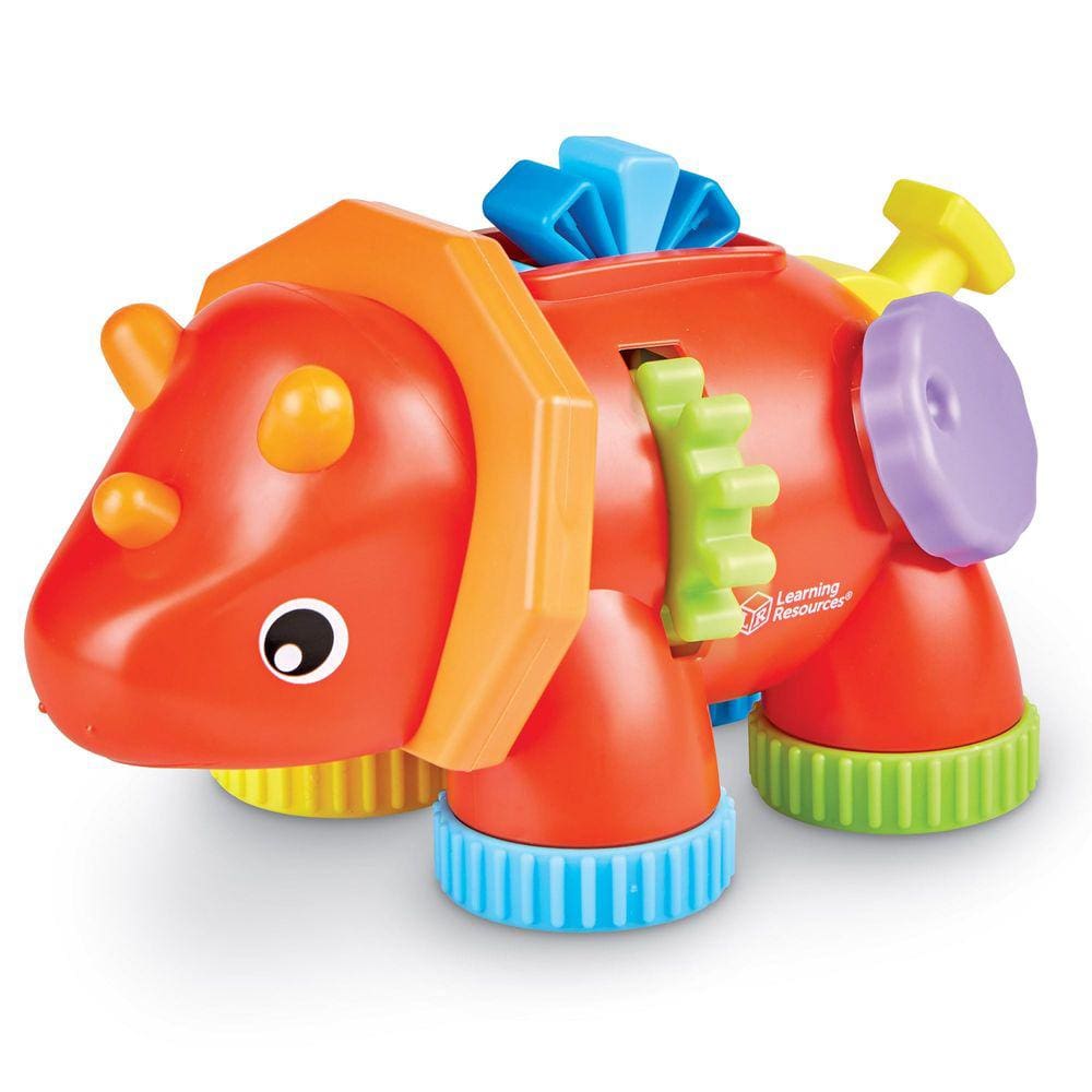 Recursos de aprendizagem do Fidget Triceratops Tracy 18 meses ou mais