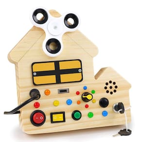 Sensory Toy Busy Board Ouriky para crianças de 1 a 3 anos