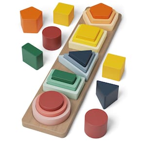 Brinquedo empilhável Montessori GOPO TOYS para crianças com mais de 18 meses