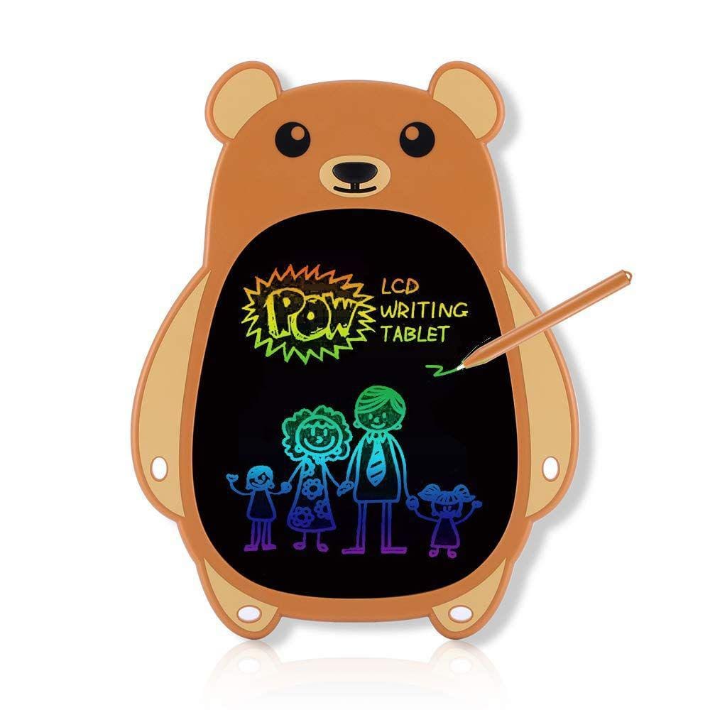 Tablet de desenho Gomyhom LCD Bear de 8,5 polegadas para crianças de 3 a 6 anos