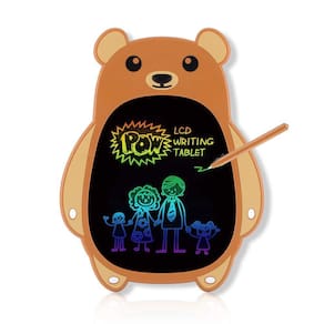 Tablet de desenho Gomyhom LCD Bear de 8,5 polegadas para crianças de 3 a 6 anos