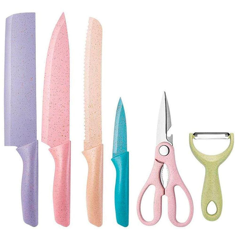 Kit 6 Peças Churrasco Colorido