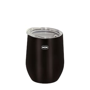 Copo Térmico com Tampa 360 ml Preto 008041 MOR