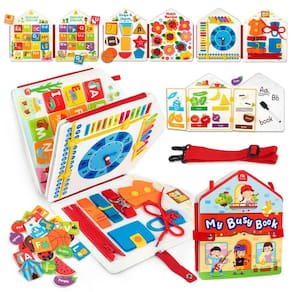 Activity Sensory Busy Book Coogam Toddler Montessori 3-5 anos