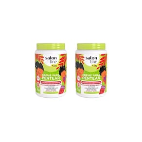 Creme Para Pentear Salon Line 1Kg Kids - Kit C/2Un