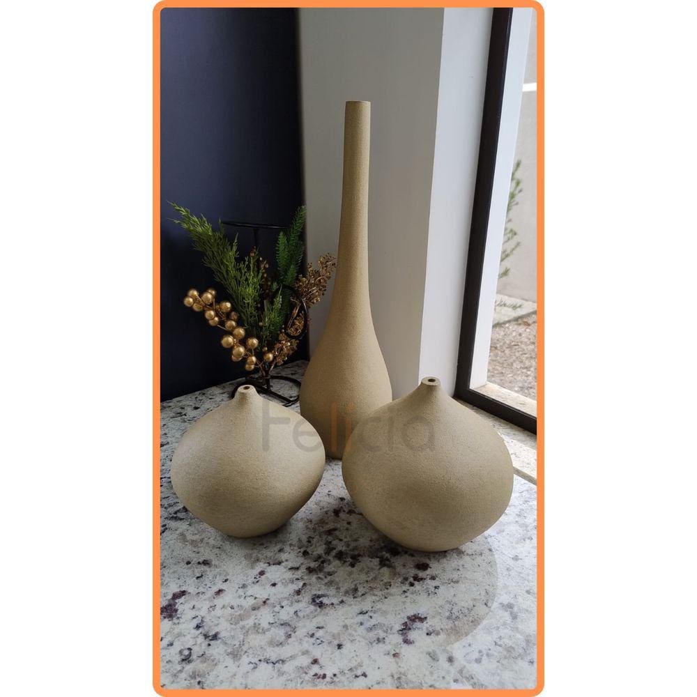 Enfeite Paraty Areia 40x11x11cm - Limoeiro