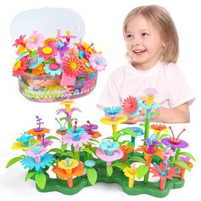Building Stacking Toys GILI Flower Garden para crianças de 3 a 6 anos