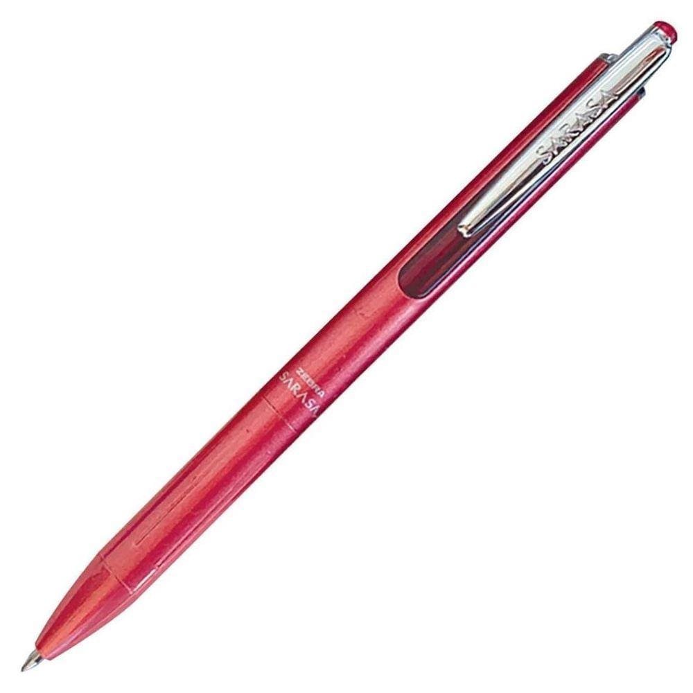 Caneta Esferográfica Zebra Sarasa Grand Gel Rosa