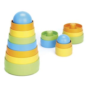 Stacker Toy Green Toys Meu primeiro cofre para bebês e crianças