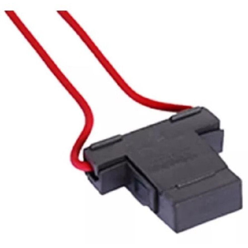Porta Fusivel Lamina Com Tampa Saída Lateral