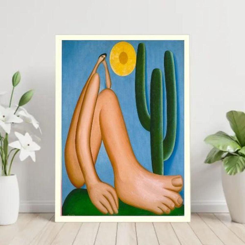 Quadro Tarcila Do Amaral - Abaporu 24X18Cm