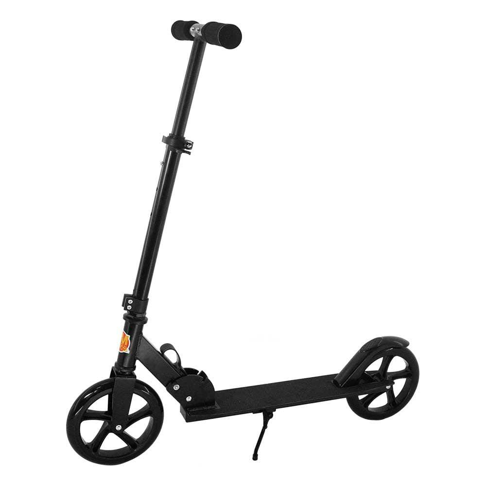 Patinete Radical Teen Dm Toys Preto em Aluminio Dobrável