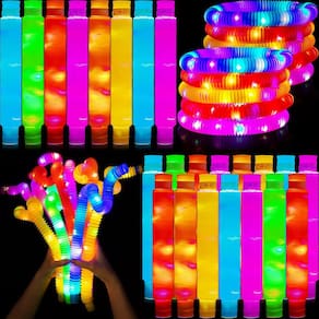 Brinquedo sensorial Lewtemi, tubo de iluminação de 70 peças para adolescentes e adultos