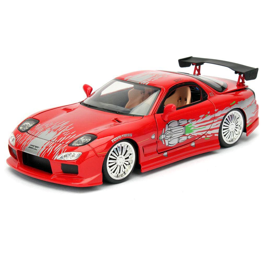 Carro fundido sob pressão Jada Toys Fast & Furious `93 Mazda RX-7 1:24