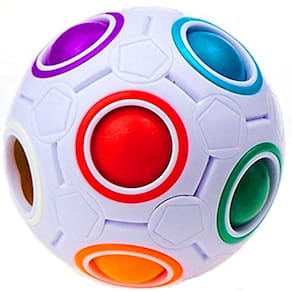 Cubo mágico Fidget Toy Puzzle CuberSpeed Rainbow Ball