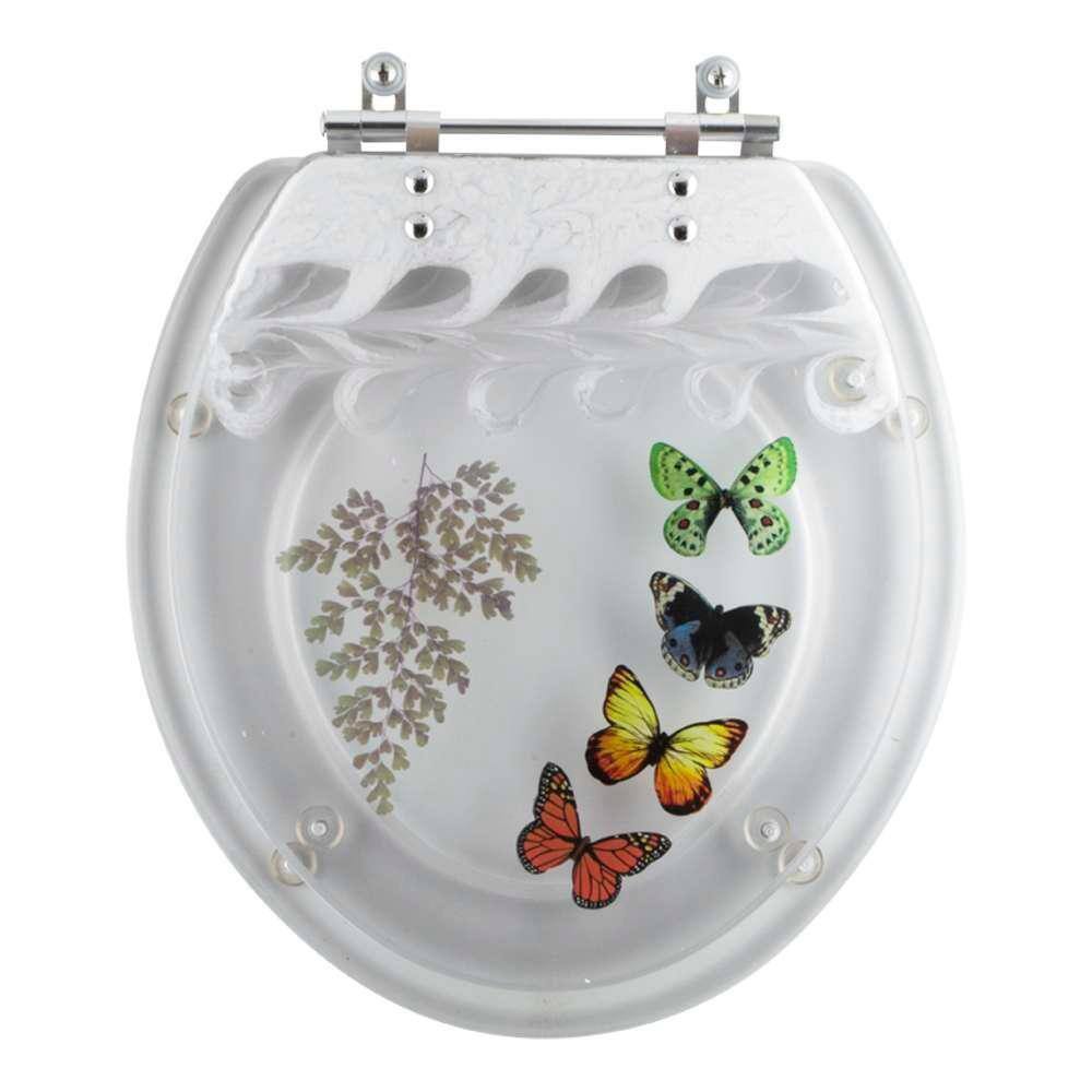 Tampa Vaso Acrílico Decorado Parati Transparente p/ Logasa