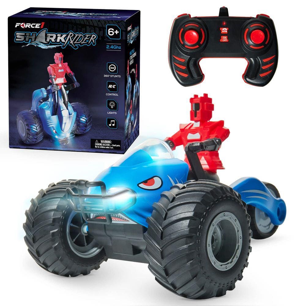 Controle remoto Car Force1 Storm Rider Kids com LED Stunt 360