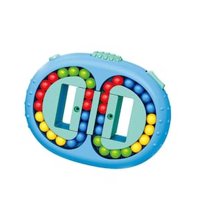 Fidget Toy ODIKASO Rotating Magic Bean Cube Spinner Blue