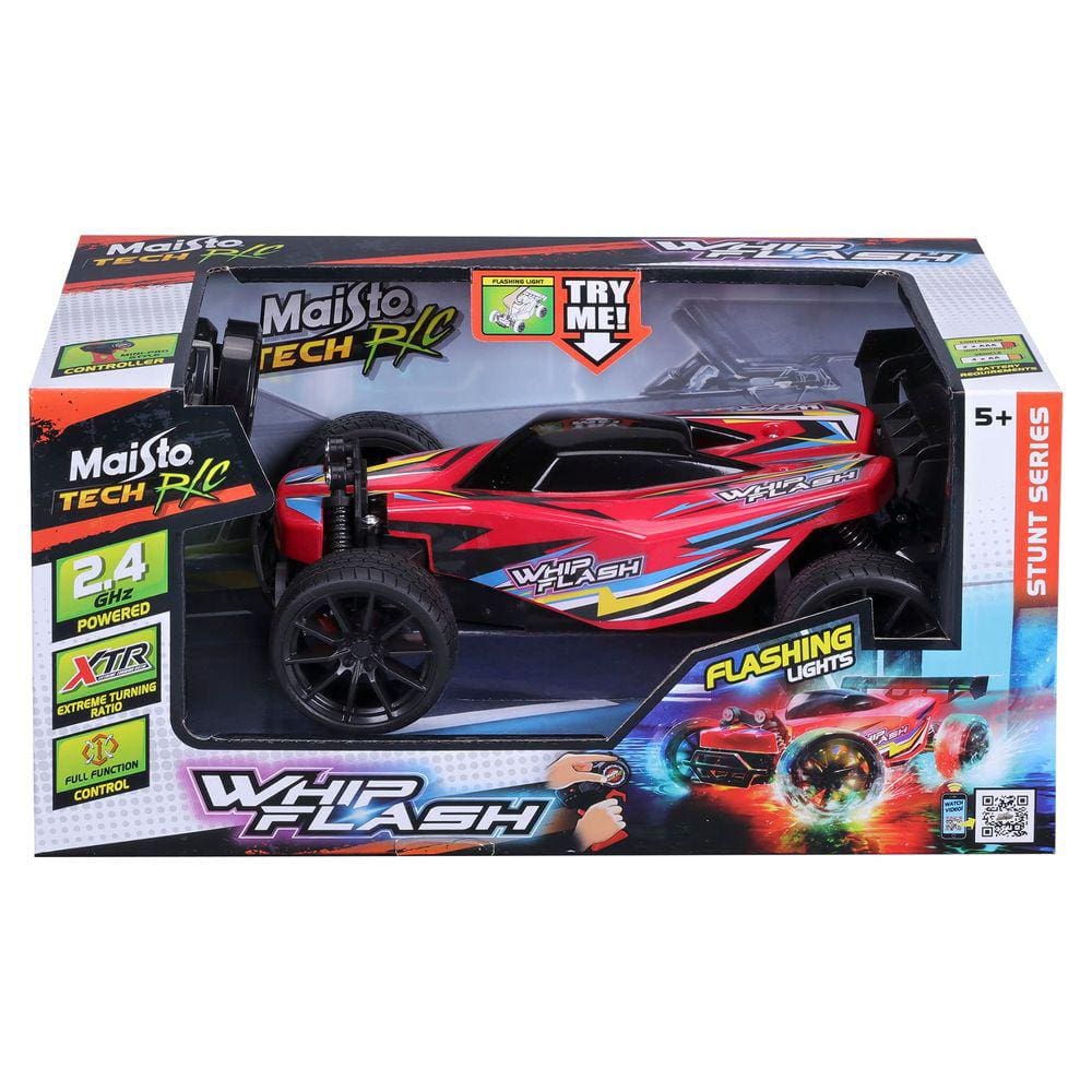 Carro de controle remoto Maisto Tech WhipFlash 2,4 GHz vermelho