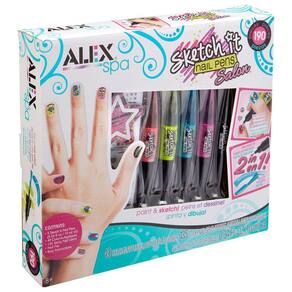 Canetas de unhas Salon Fashion Activity ALEX Toys Sketch It há mais de 8 anos