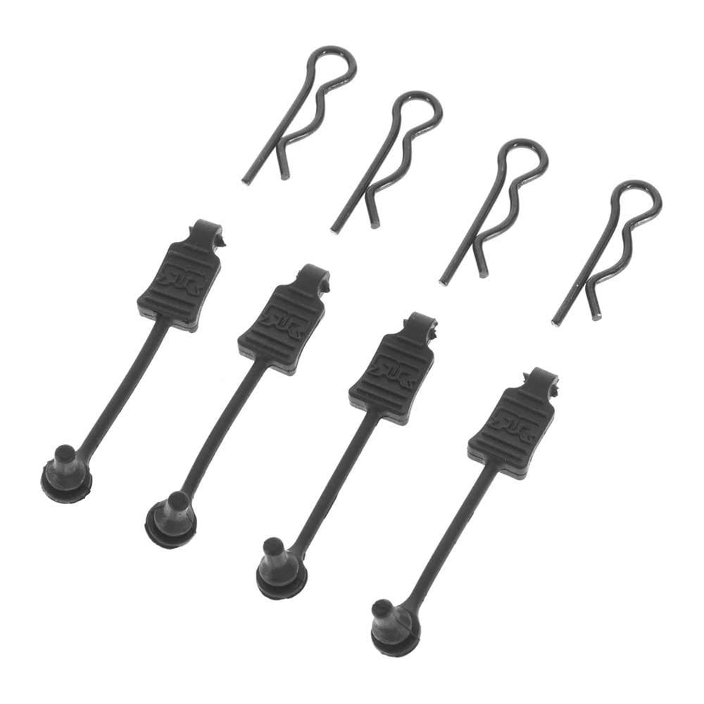 Retentor de clipe corporal ARRMA 1/8 Scale Black (4)
