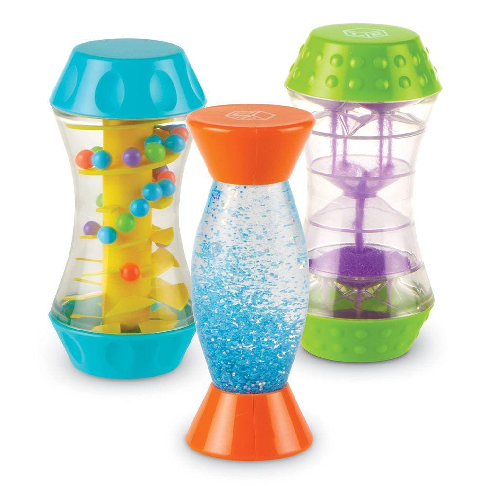 Recursos de aprendizagem Sensory Trio Fidget Tubes para crianças de 3 a 3 anos