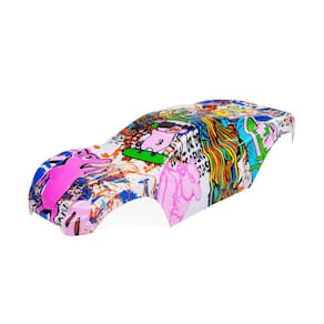 Corpo personalizado para carro ou caminhão RC Rustler 4X4 em escala 1/10