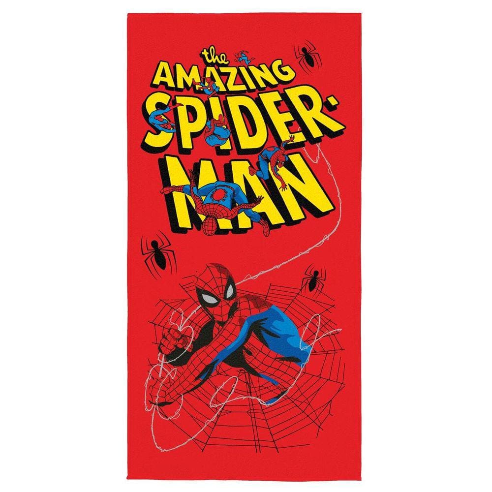 Toalha Banho Homem Aranha Aveludada 140x70cm Menino Lepper