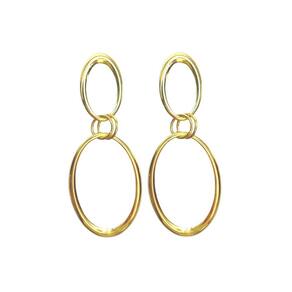 Brinco Elos Correntaria - Banhado em Ouro 18k