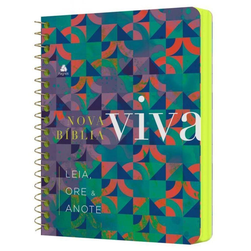Nova Bíblia Viva Leia, Ore E Anote Nova Vida Abas Adesivas E