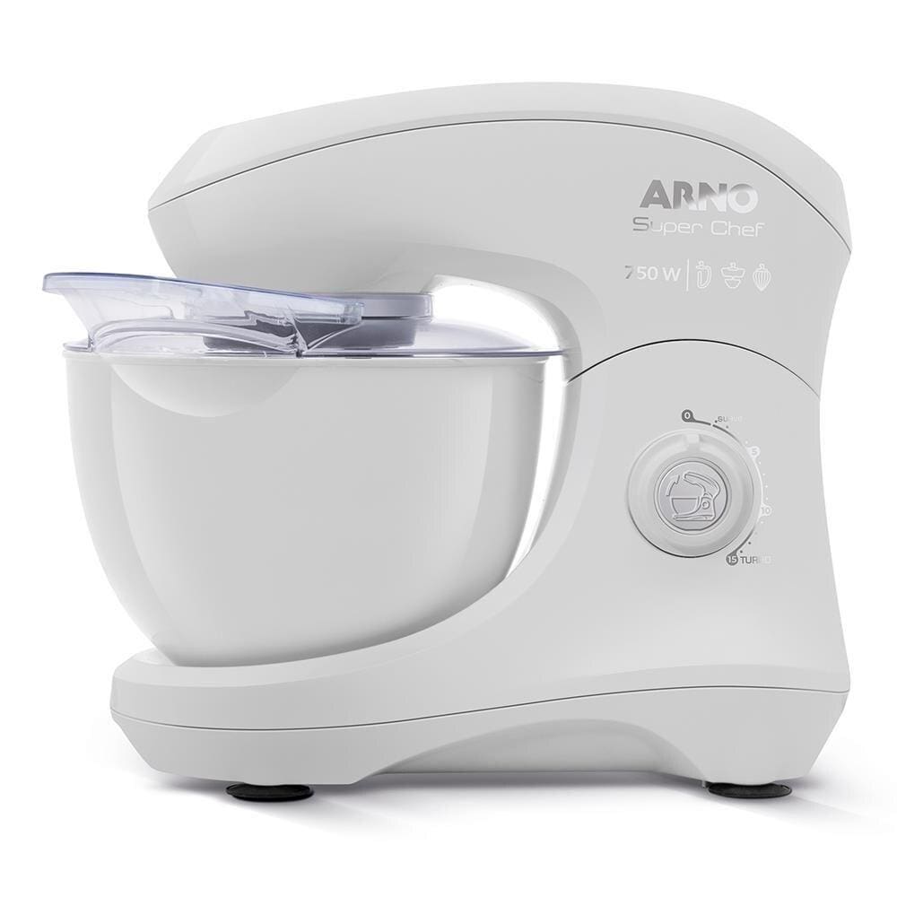 Batedeira Planetária Arno Super Chef 750W 127V Branca 5L
