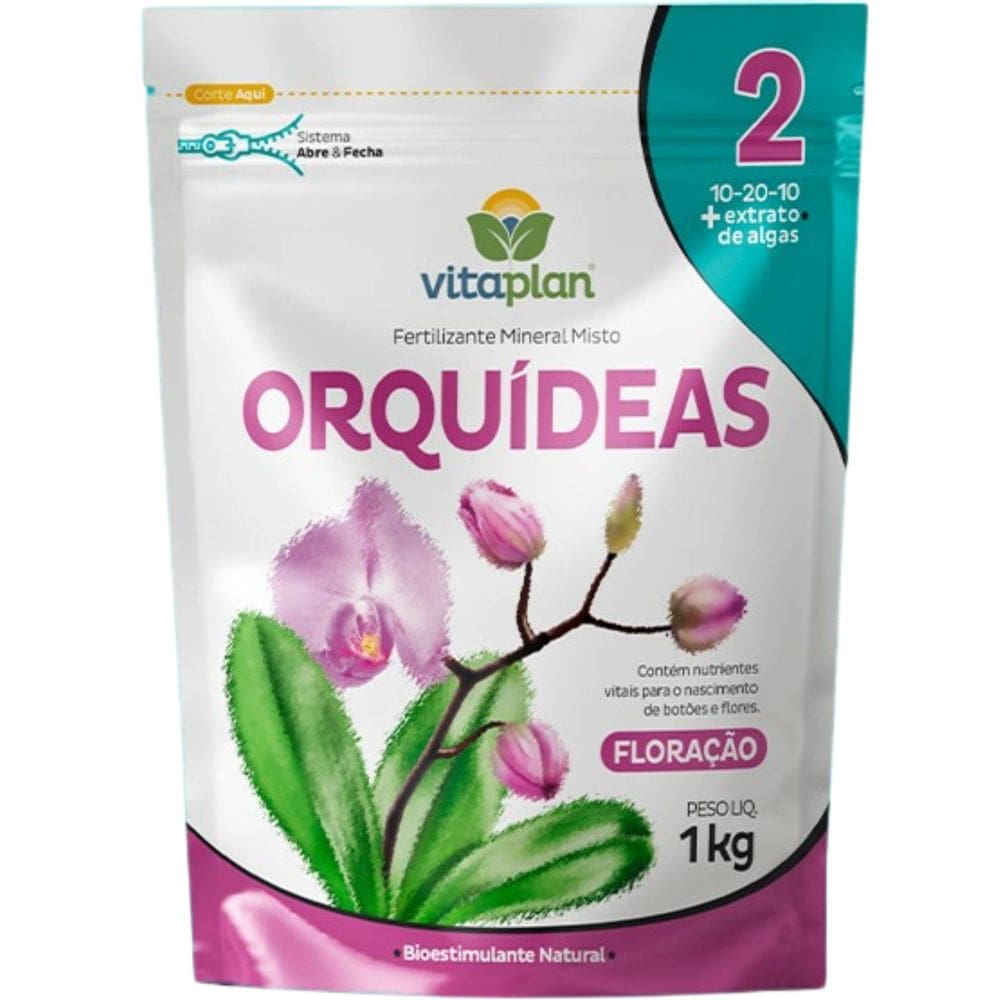 Adubo para FLORAÇÃO das Orquídeas (1Kg) VITAPLAN