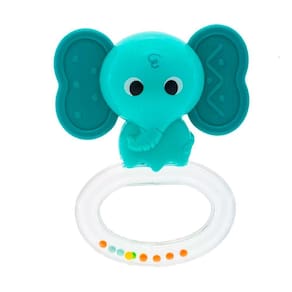 Chocalho Mordedor Divertido Brinquedo Bebê Infantil Massageador de Gengiva Buba Baby
