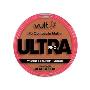 Pó Compacto Vult Matte Ultra Fino - V480