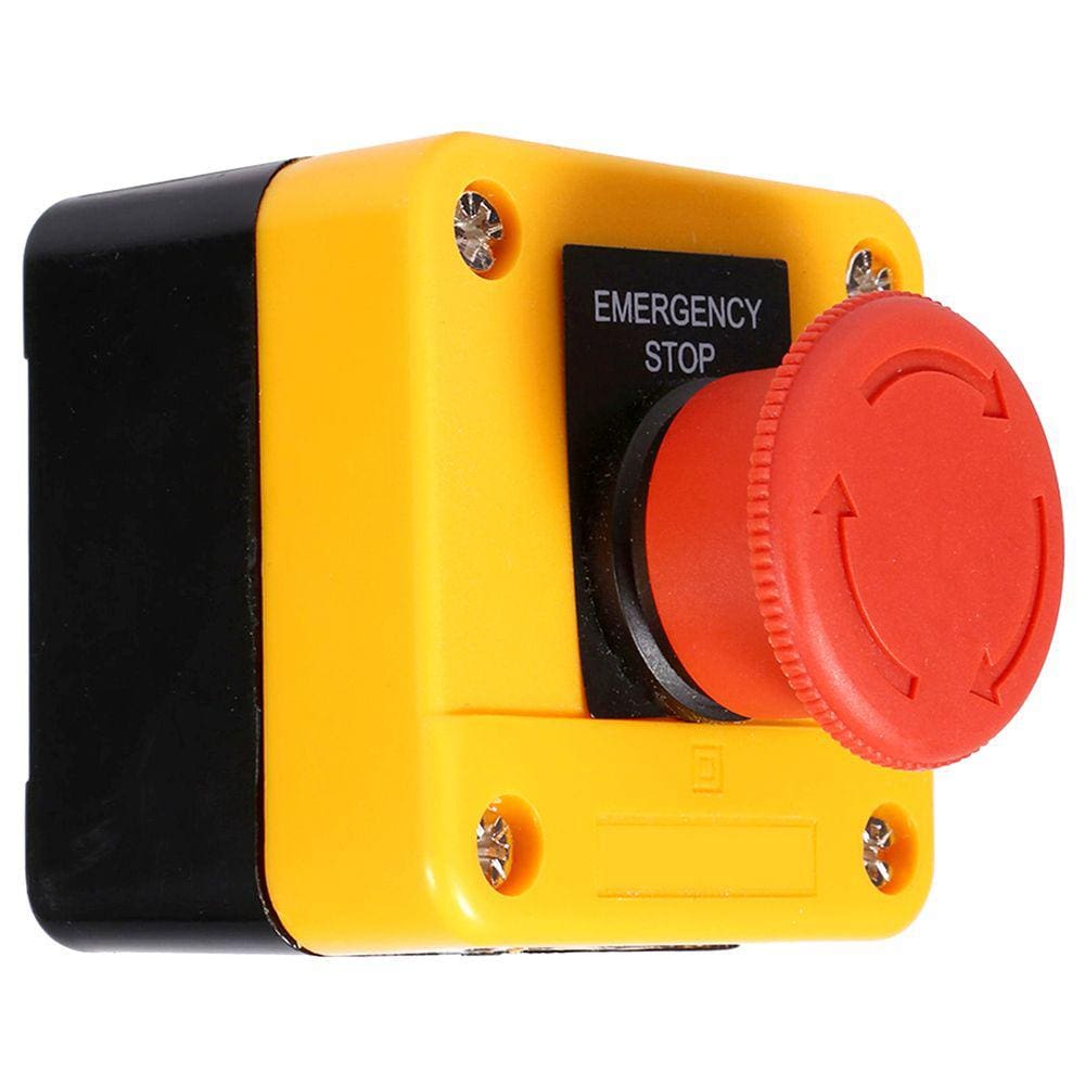 Botoeira de Emergência com Caixa de Sobrepor Amarela Lorben