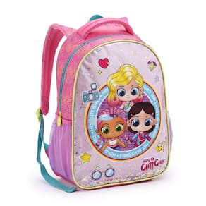 Mochila Escolar Feminina Bolsa De Costas Infantil 16" Seanite Bonecas Lol Hey Glitt Girls Com Glitter Interativo