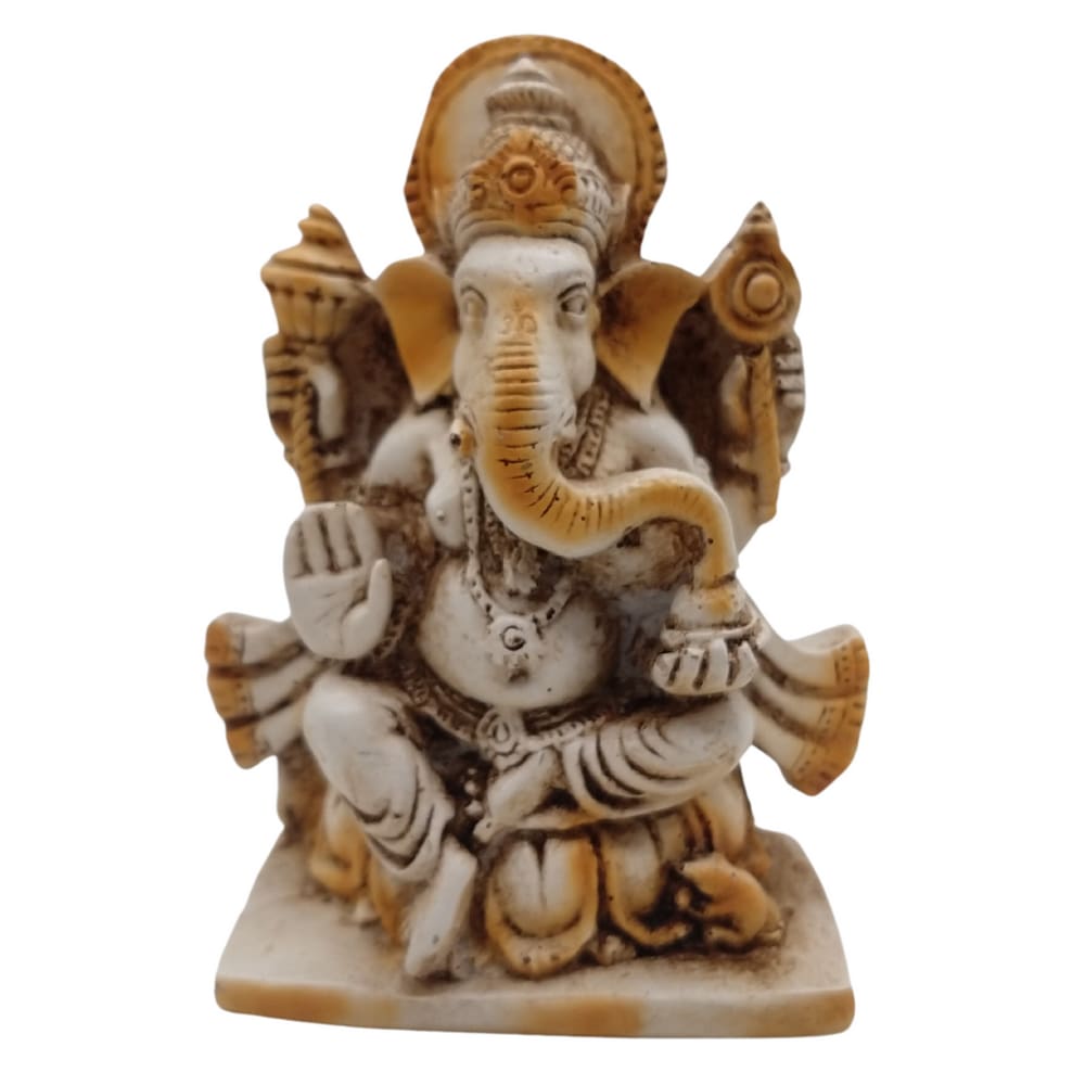 Ganesha 11x7cm - Bege