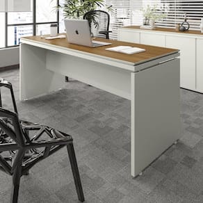 Mesa de Escritório 160cm com Tampo Duplo Oslo