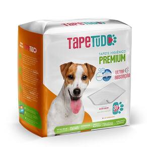 Tapete Higiênico Premium Tapetudo 80x60 - Com 30 Un.
