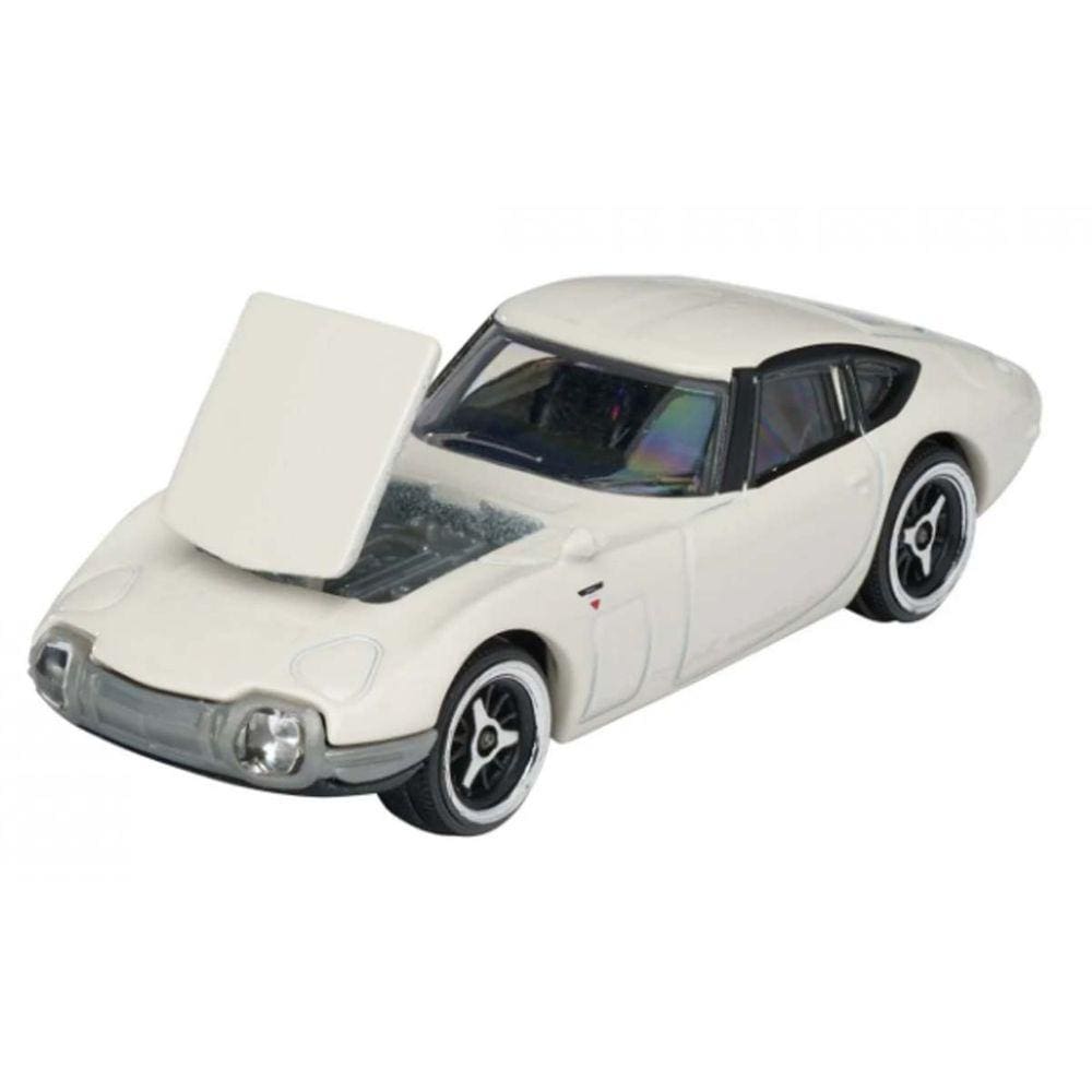 Miniatura Majorette Vintage Toyota 2000 GT c/Card 1/64 Metal Branco