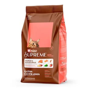 Ração Quatree Supreme Gatos Castrados Salmão e Batata doce 3kg