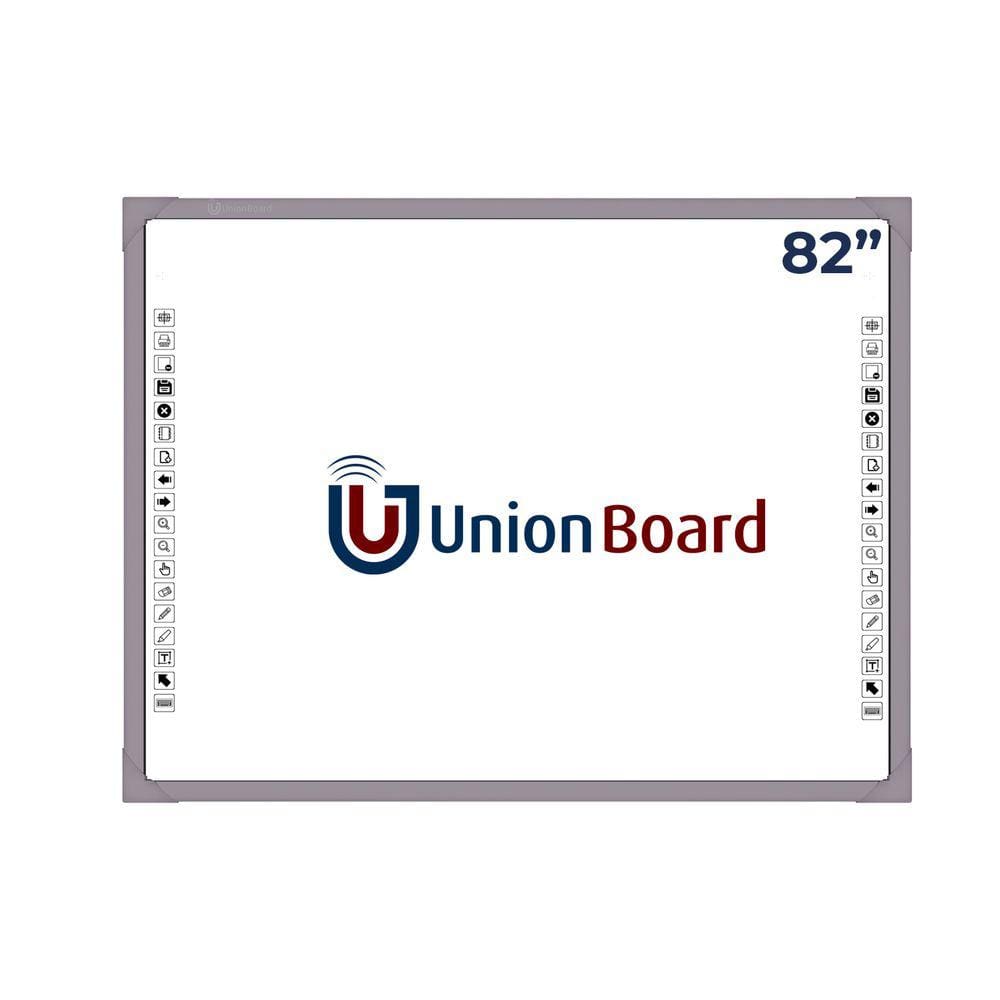 Lousa Digital Unionboard Color 82 Polegadas - Cinza