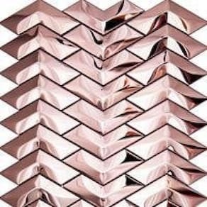 Pastilha de Metal Glass Mosaic ax 33 rose claro