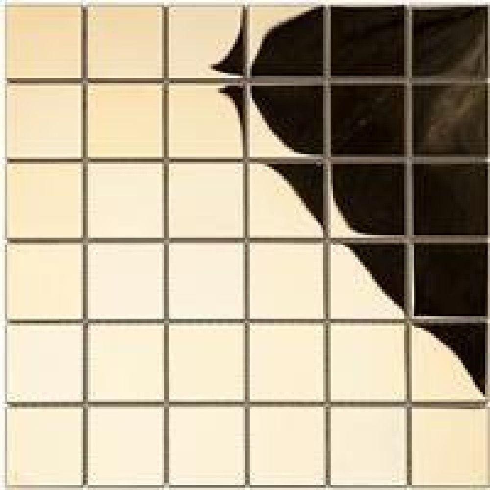Pastilha de Metal Glass Mosaic  ax 11 Gold