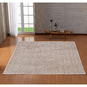 Tapete Retangular Liso 200x250cm São Francisco Niazitex Kaki