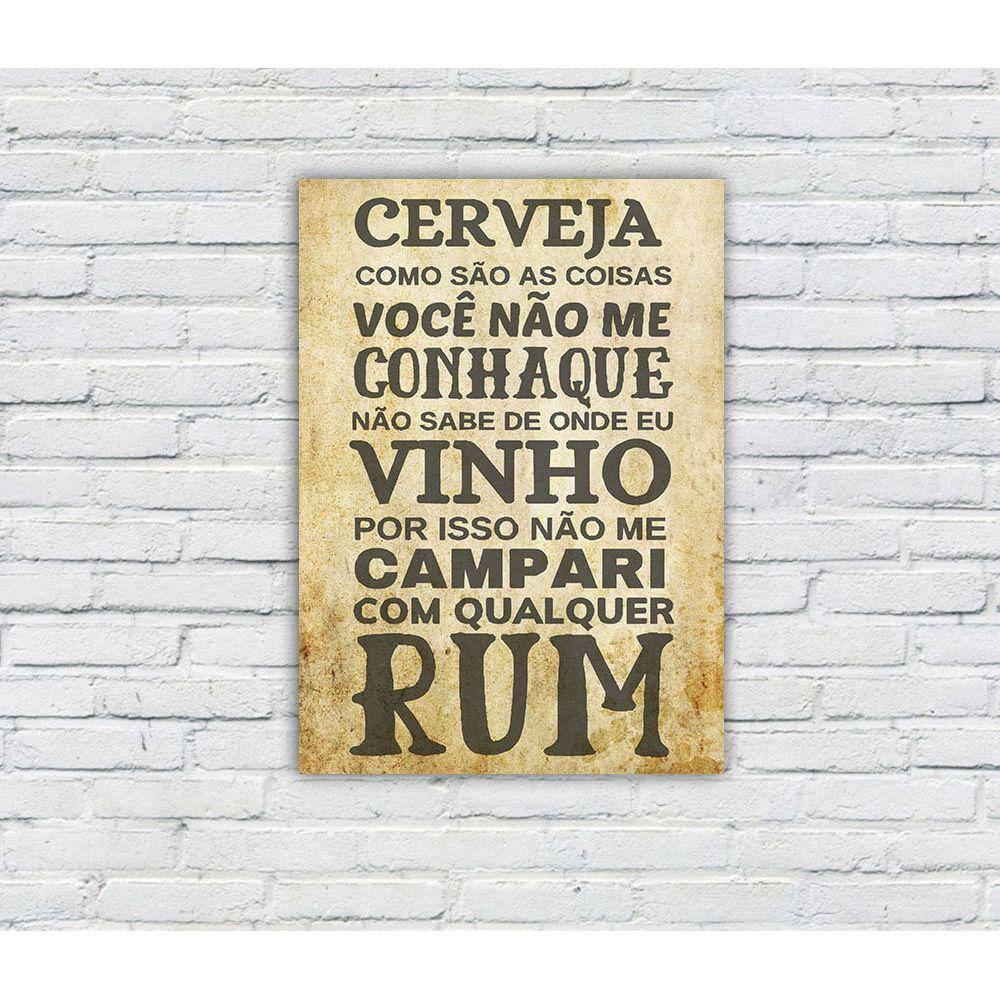 Placa Decorativa MDF Tema Cerveja 05