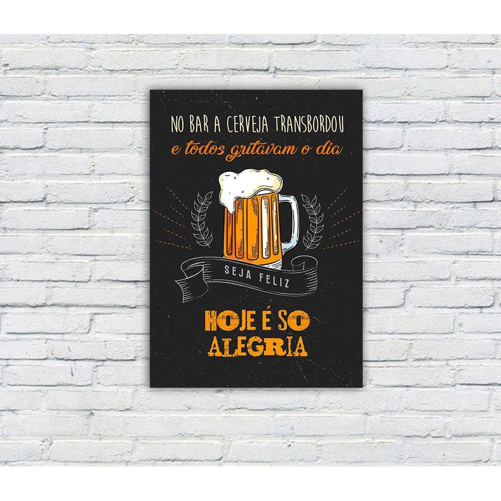Placa Decorativa MDF Tema Cerveja 06