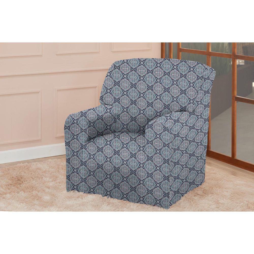 Capa Protetor De Sofá Coladinha 1 Lugar Estampada Avulsa