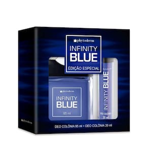 Kit Deo Colônia 95ml + Deo Colônia 20ml Infinity Blue Phytoderm